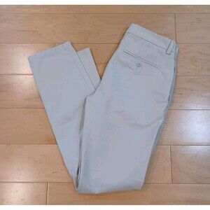 Vineyard Vines On The Go OTG Performance Athletic Golf Pants Khaki Biege 31x32"